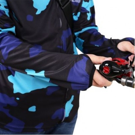 TSURINOYA Trulinoya Trendy Sun Protection Top Fishing Wear (NAVY CAMOUFLAGE)