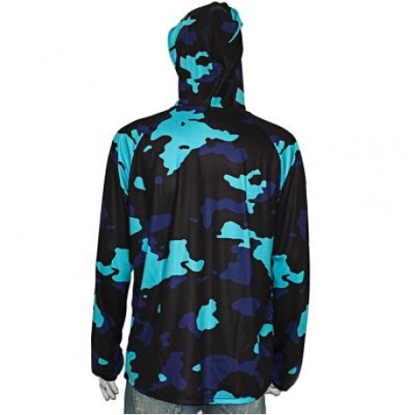 TSURINOYA Trulinoya Trendy Sun Protection Top Fishing Wear (NAVY CAMOUFLAGE)