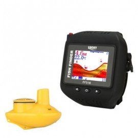 FF518 Wireless Sonar Fish Finder Echo Fishing Sounder (BLACK)