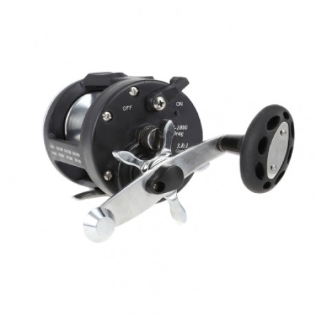 Lizard All-metal Head Drum Fishing Reel (BLACK)