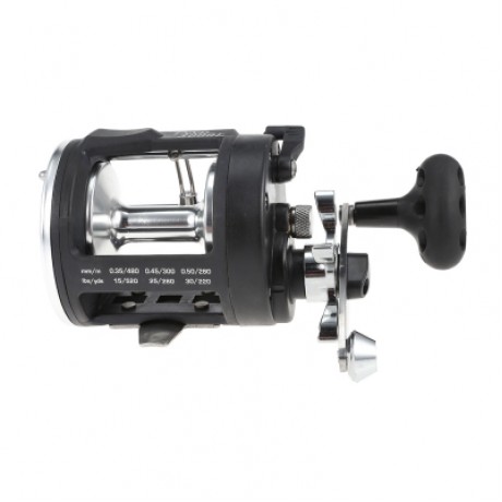 Lizard All-metal Head Drum Fishing Reel (BLACK)