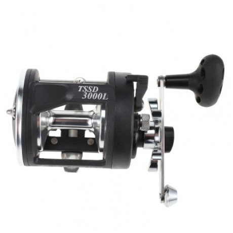Lizard All-metal Head Drum Fishing Reel (BLACK)