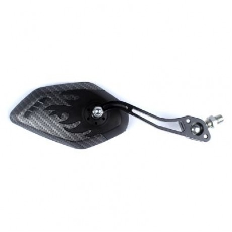 Mountain Bike Handlebar Rearview Vision Mirror Reflector 2pcs (BLACK)
