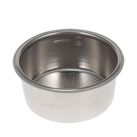 Gustino Durable Stainless Steel Porous Filter for Coffee Maker (SILVER)