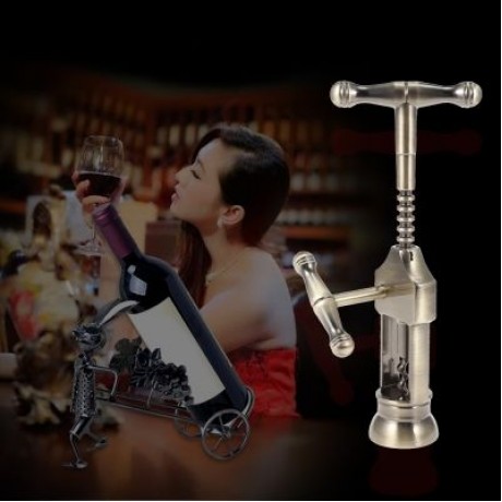 Multifunctional Retro Zinc Alloy Red Wine Bottle Opener (BRONZE)