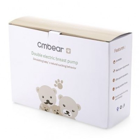 Cmbear ZRX - 0618 BPA Free USB Double Electric Breast Pump (LIGHT PINK)