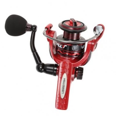 Lizard AST Series 13   1BB Spinning Fishing Reel (RED)