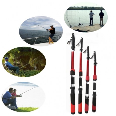 Telescopic Pole Fishing Rod (BLACK)