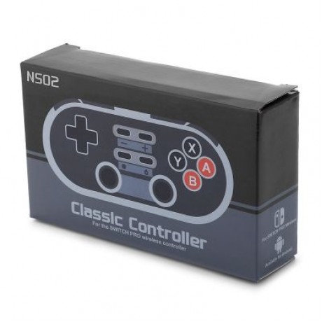 NS02 Classic Game Controller Wireless Mini Game Pad (GRAY)