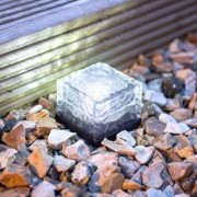 Solar Power LED Light Outdoor Waterproof Brick Lamp (WHITE)