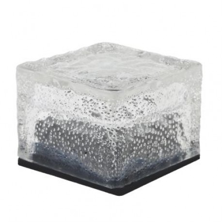 Solar Power LED Light Outdoor Waterproof Brick Lamp (WHITE)