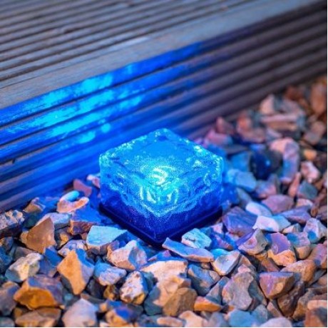 Solar Power LED Light Outdoor Waterproof Brick Lamp (MULTI)
