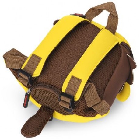 TOCHANG Anti-lost Children School Bag 3D Cartoon Backpack (GOLD)