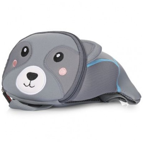 TOCHANG Anti-lost Children School Bag 3D Cartoon Backpack (DARK GRAY)