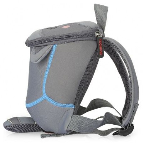 TOCHANG Anti-lost Children School Bag 3D Cartoon Backpack (DARK GRAY)