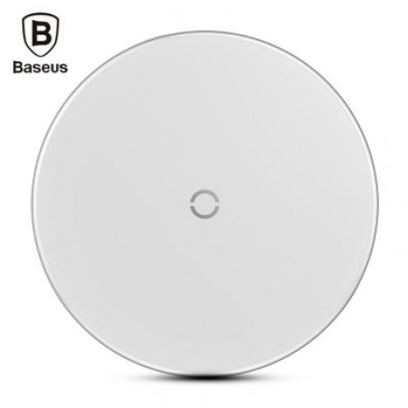 Baseus BSWC - P10 Simple Wireless Charger Aluminium Alloy (WHITE)