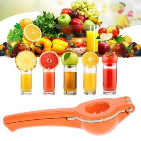 Manual Zinc Alloy Fruit Lemon Squeezer Citrus Juicer (TANGERINE)