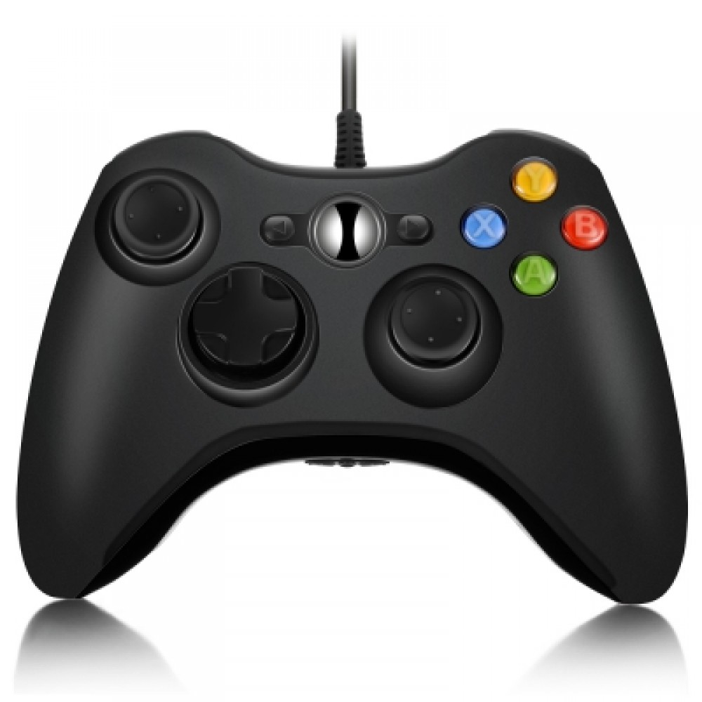 X - 360 Precision Wired Controller Perfect for Playing Game (BLACK)