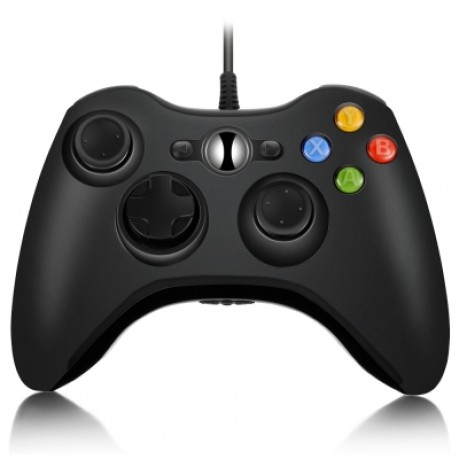 X - 360 Precision Wired Controller Perfect for Playing Game (BLACK)
