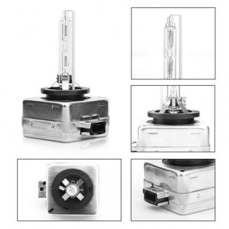 YSJ01 D1S HID Car Xenon Headlight Waterproof 6000K 11000lm (SILVER)