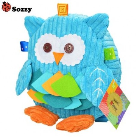 SOZZY Cartoon Animal Backpack Snacks Bag for Children Kids (TURQUOISE)