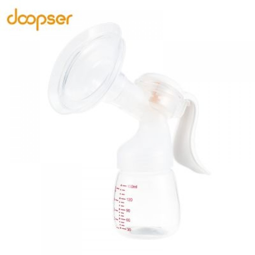 Doopser BPA Free Manual Breast Pump (WHITE)