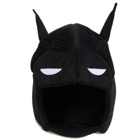 Portable Pet Nest Soft Cat Collapsible House Bed (BLACK)