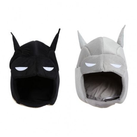 Portable Pet Nest Soft Cat Collapsible House Bed (BLACK)