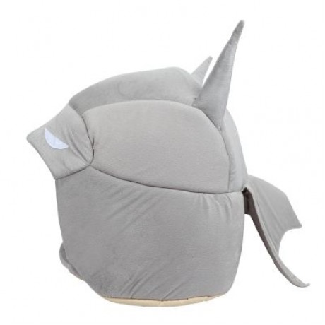 Portable Pet Nest Soft Cat Collapsible House Bed (GRAY)