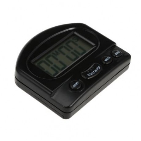 LCD Digital Kitchen Timer Cooking Count Down Clock (BLACK)