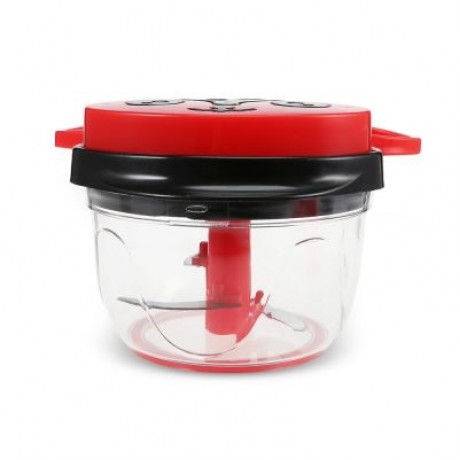 Manual Vegetable Cutter Kitchen Food Grinder Tool (LOVE RED)
