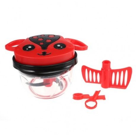 Manual Vegetable Cutter Kitchen Food Grinder Tool (LOVE RED)