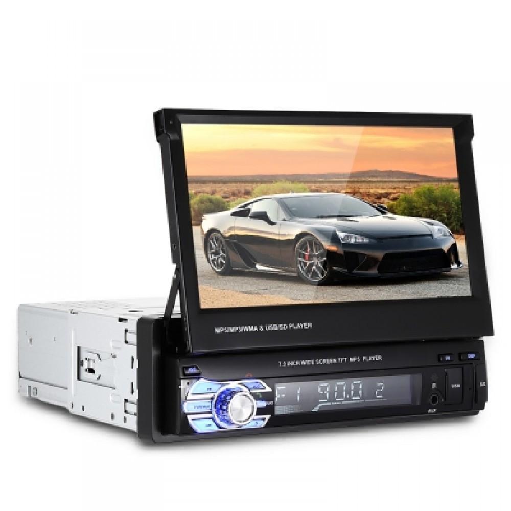 RM - GW9601 Car Multimedia Player with Bluetooth FM Radio (BLACK)
