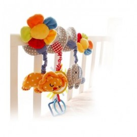 SOZZY Baby Rattle Stuffed Doll Musical Hanging Toy (MULTI)