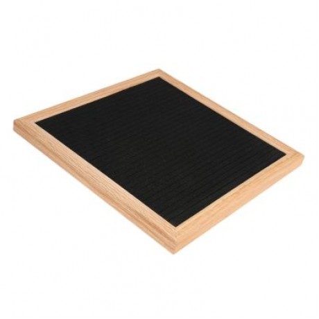 Household Wooden Felt Blackboard Message Letter Board (BLACK)