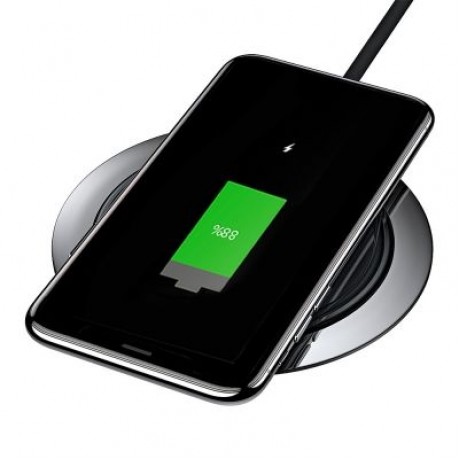 Baseus BSWC - P01 Metal Wireless Charger Zinc Alloy 10W (BLACK)