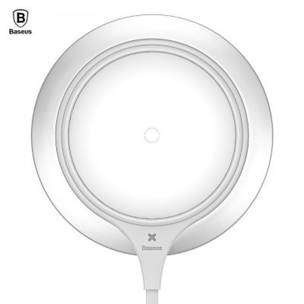 Baseus BSWC - P01 Metal Wireless Charger Zinc Alloy 10W (SILVER)