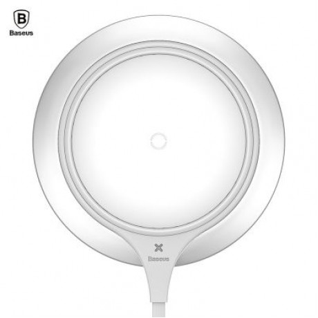 Baseus BSWC - P01 Metal Wireless Charger Zinc Alloy 10W (SILVER)
