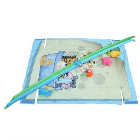 Baby Game Mat Playing Carpet Infant Kids Educational Toy (BLUE)