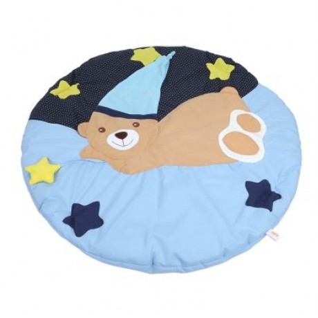 Cartoon Baby Kids Rug Floor Mat Children Game Play Carpet (BLUE)