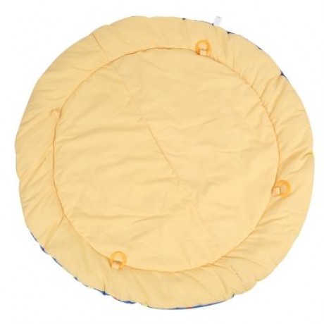 Cartoon Soft Baby Game Mat Play Carpet with Hanging Toy (YELLOW)