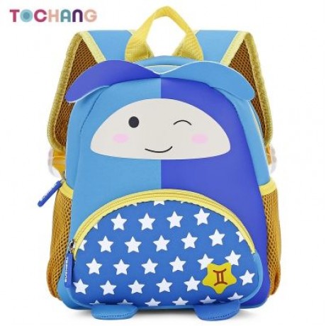 TOCHANG Kid Cartoon Constellation Backpack Cute School Bag (STEEL BLUE)