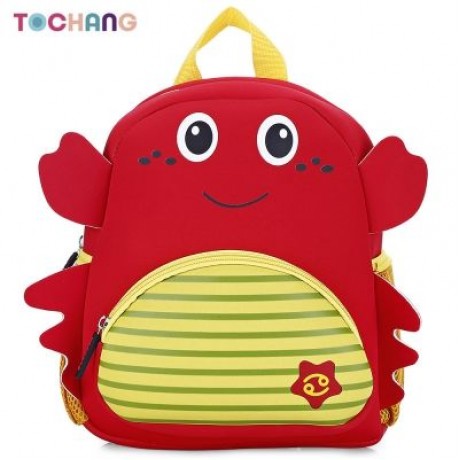 TOCHANG Kid Cartoon Constellation Backpack Cute School Bag (FIRE ENGINE RED)