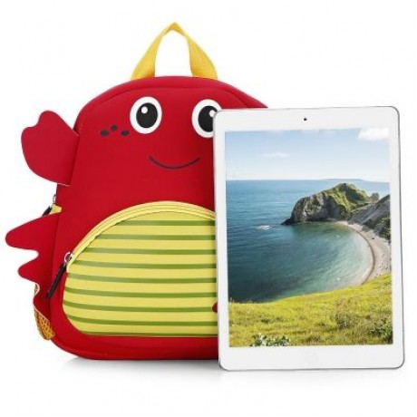 TOCHANG Kid Cartoon Constellation Backpack Cute School Bag (FIRE ENGINE RED)