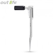 Outlife Automatic Stainless Steel Fishing Rod Holder (SILVER)