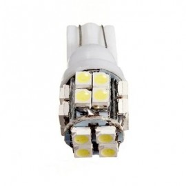 T10 20SMD 3528 LED Car Wedge Light Auto License Plate Clearance Lamp 10PCS (WHITE)