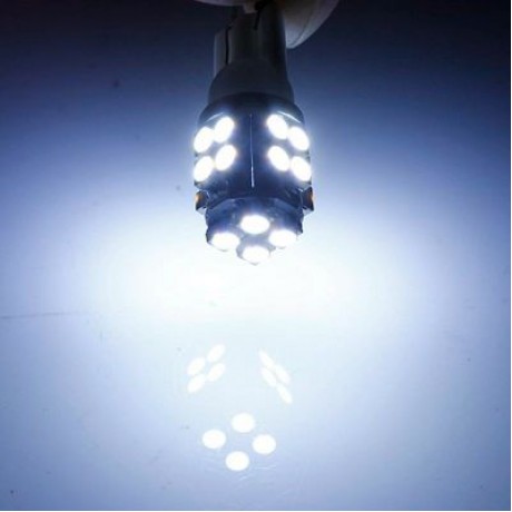 T10 20SMD 3528 LED Car Wedge Light Auto License Plate Clearance Lamp 10PCS (WHITE)