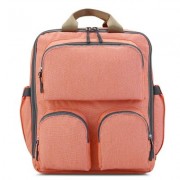 005 Diaper Bag Multifunction Backpack Large Capacity (ORANGE)