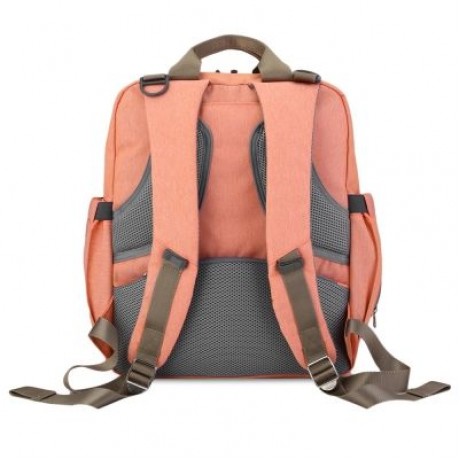 005 Diaper Bag Multifunction Backpack Large Capacity (ORANGE)
