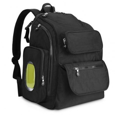 73003 Diaper Bag Large Capacity Multifunction Backpack (BLACK)